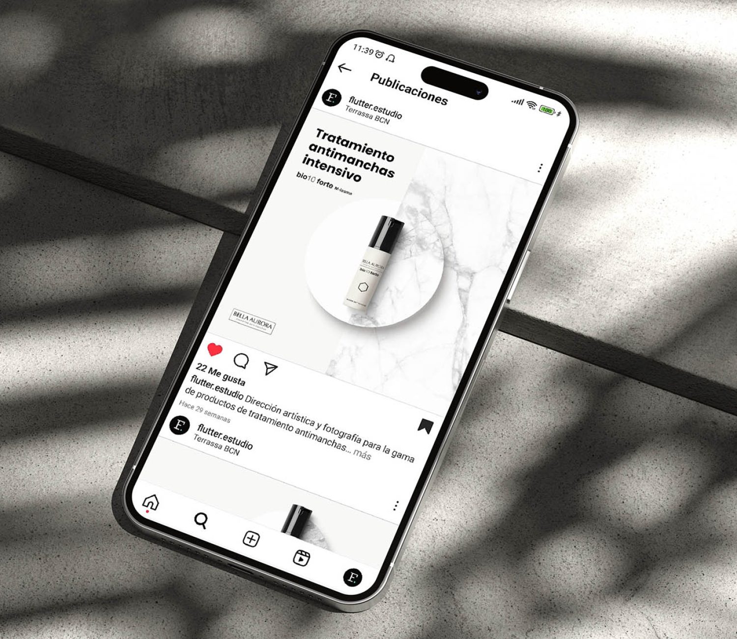 iPhone 14 Pro Max on Concrete Mockup by Anthony Boyd Graphics. Free for personal and commercial use.